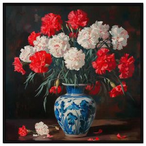 Tranh Hoa Cẩm Chướng. Tranh treo tường tranh dán tường Canvas. CGI-267