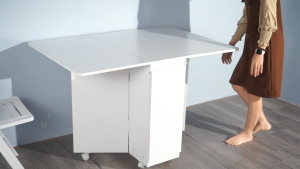 Bàn ăn thông minh thiết kế bánh xe di động tiện lợi  - GP372