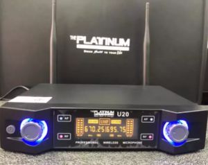 The Platinum U20 PTW 400U Wireless Microphone With Rechargerable Battery