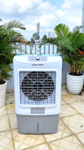 Quạt Điều Hòa Hơi Nước Công Nghiệp Maki QF58 Dung Tích 60 Lít Công suất 200W 4 Bánh Xe Di Chuyển Diện Tích Làm Mát Đến 60m2