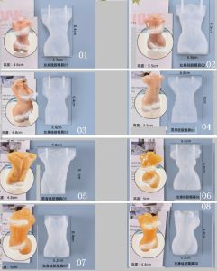 Silicone Human Body Model Crystal Drop Glue Display Stand Jewelry Female Figure Fashion Accessories DIY Craft Supplies