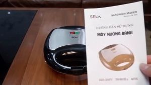 Máy nướng bánh mì sandwich SEKA Máy kẹp nướng bánh mì nướng nhanh chín đều chống dính tốt