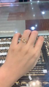 CINCIN WANITA GOLD CINCIN EMAS SEGI LIMA MODEL CANTIK KADAR 8K DAN KADAR 6K CINCIN MURAH MODEL TERBARU CK 266