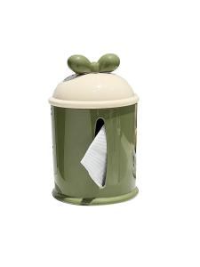 กล่องเก็บกระดาษชำระทรงกลมระดับไฮเอนด์สำหรับหน้าที่นั่งในห้องโถง ตกแต่งโต๊ะกาแฟ ตกแต่งโต๊ะอาหาร วัสดุพลาสติก เครื่องประดับตกแต่งบ้าน