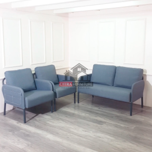 WIGO Sofa Minimalis 211 Seater Industrial Series | Sofa 211 Dudukan Knock Down