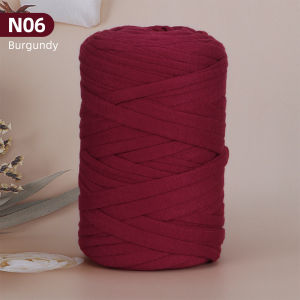 1Pcs Polyester T-Shirt Yarn For DIY Crafting Crochet And Knitting - Bags Cushions Dolls Baskets Scarves 210g/7.4oz 50m/54yd