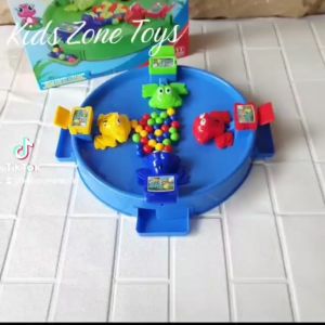 Mainan Feeding Frog Game Hungry Frog Eat Ball Board Game / Game Kodok Makan Bola Seru Family 2