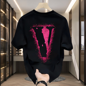 Heavy Weight Cotton Print Short Sleeve T-shirt Mens and Womens Summer New Arrival Trendy Oversize Loose Casual Top Clothes