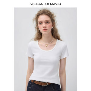 VEGA CHANG | Áo Thun Tay Ngắn Giảm Béo Thoáng Khí