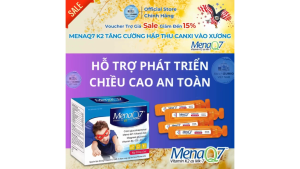 Bổ sung canxi Midu MenaQ7 K2 45mcg – Phát triển chiều cao cho trẻ em và giúp xương chắc khỏe