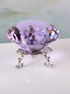 Artificial Crystal Glass Drill Stone Gem Counter Table Decorative Ornament Shooting Prop Jewelry Birthday Gift