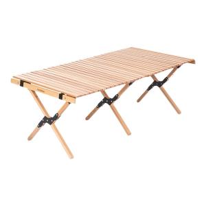 NatureHike | Height-Optimized Wooden Roll-up Portable Folding Outdoor Table