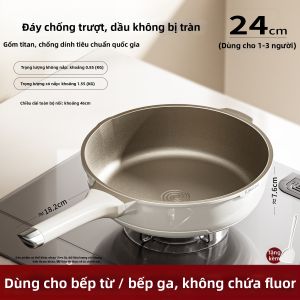 KIWICOO | Chảo Dẹt Không Dính Không Chứa Fluorine