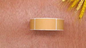 Blank Kraft Paper Label Stickers Handmade Stationery Files Tags Paper DIY Envelope Sealing Sticker for Barcode Name Address