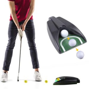 Máy Trả Bóng Golf Tự Động Trong Nhà Ngoài Trời Dụng Cụ Tập Luyện Cú Đánh Phụ Kiện Chơi Golf Văn Phòng