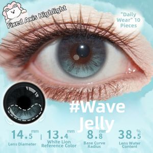 High Light Fixation Fixed Axis Non-Slip Colored Contact Lenses 10 pcs