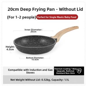 CAROTE | Titanium Non-Stick Frying Pan