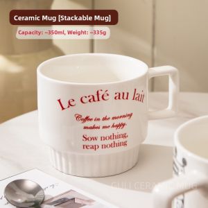 Original Ceramic Creative Home Use Mahjong Mugs Tea Time Lucky Cup Retro Design Water Cups Colorful Ins Style Universal Appeal