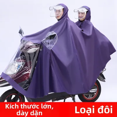 JIFANPAUL | Áo Mưa Chống Thấm cho Xe Điện và Xe Máy Nam và Nữ Kích Thước Lớn