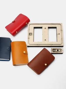 A6 Refillable Notebook DIY Leather Binding Tool Manual Handcraft 5 Minutes Complete One Journal Making Sewing Craft Tool Set