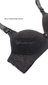 Youve (You Have) BH Bra Wanita BH Tanpa Kawat Motif Bunga Brokat 100093