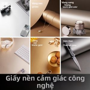 Bảng Phông Nền Chụp Ảnh Màu Vàng/Hoạc Bạc