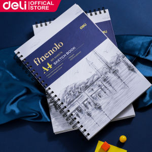Deli EC275 A4 finenolo sketchbook side loading/top loading 60 Sheets 1PC