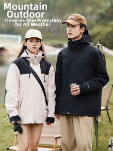 XUEFENGLANGYIN | Waterproof Outdoor Jacket 3-in-1 Set