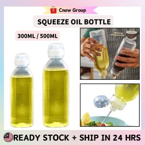 Oil Bottle Dispensers PP5 Leak-proof Squeeze Control Refillable Cooking Kitchen Soy Sauce Vinegar Condiment Bottle