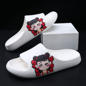 Mens Summer Slip-On Slippers Soft Bottom Anti-Slip Wear-Resistant Casual Indoor Outdoor Beach Sandals Comfortable EVA Slippers