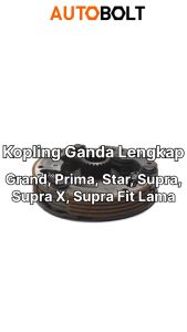 Kampas Ganda Kopling Assy Prima & Star & Astrea Grand Kanvas Plat Dudukan