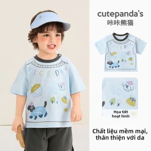 CUTEPANDAS | Áo Thun Dễ Thở Cho Trẻ Em