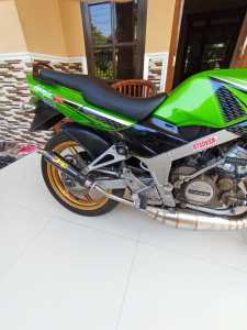 knalpot racing kawasaki ninja r rr ss full stanlis slincer karbon suara super garing