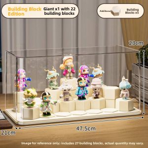 ASCOR | Transparent Labubu Collection Display Shelf