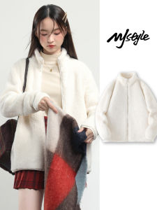 MJ STYLE | High Neck Coral Fleece Open Cardigan Womens Jacket