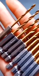 13Pcs Hex Shank 1/4 Metal Drill Bit Set 1.5-6.5mm