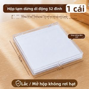 YUGUANG | Hộp Chống Tràn và Bụi Mịn Trong Suốt 104 Chỗ Đựng Hạt