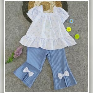 "NCC" 1-5 tahun Setelan anak Perempuan KAYLA Oneset Baju Lengan Pendek Celana Panjang anak Cewek