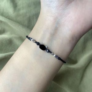 Black Cat White Cat Shell Bracelet Woven Simple Match All Year round Couple Bracelets Fashionable Jewelry Accessories