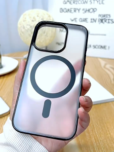 Clear Acrylic Magsafe Frosted Phone Cases For iPhone 17Air 17 16 15 14 Plus 13 12 11 Pro Max Shock Proof Transparent Matte Phone Casing Cover Shell