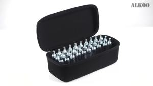 CO2 N2O Cartridge Organizer Case Only Compatible With Crosman Umarex Daisy Leland 40 Slot Holder Box For Outdoor 8g 12g Refills