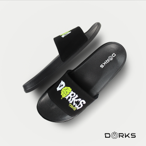 Dorks Green Lantern - Sandal Slop Casual Pria Wanita Sendal Selop Slipper Anti Licin Original Dorks