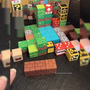 100pcs Magnetic Building Blocks Toy Mine World Cube Game Magnet Set for Boys Girls Creativity Gift