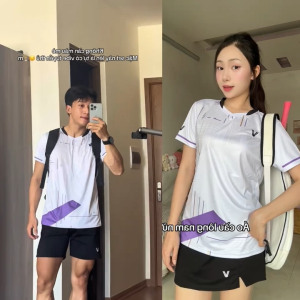 Áo Cầu Lông Quần Cầu Lông Bộ Cầu Lông Nam Nữ Chuyên Nghiệp Vải Thoáng Khí A838 - V Badwear