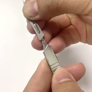 10Pcs Scalpel surgical set Carbon steel Scalpel blade Size 11/23 Medical knife DIY Cutting hand tools