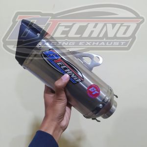 Knalpot Racing GTechno Drag/RoadRace/Bore up/Harian inlet 50/51mm