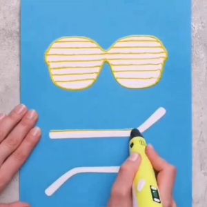 3D Pen Printing Pen Printing Doodle Arts Craft Drawing USB Pen Set Kids Toy Christmas Gift Handmade DIY for Parent-child Interaction