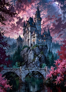 500/1000/1200/2000PCS Jigsaw Puzzle Castle Family Activity Puzzle For Adults Ideal For Stress Relief And Relaxation