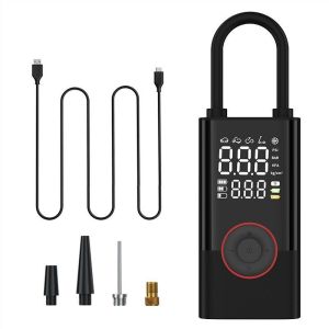 Máy Bơm Hơi Thông Minh LEIBOO 150PSI Bơm Lốp Xe Hơi Xe Đạp Xe Máy Bóng - ABS+Linh Kiện Điện Tử