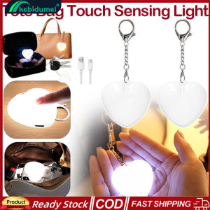 Kebidumei 2PCS Purse Heart LED Light Handbag Lamp Automatic Motion Activated Purse Heart Shaped Light for Women Bah Purse Charm